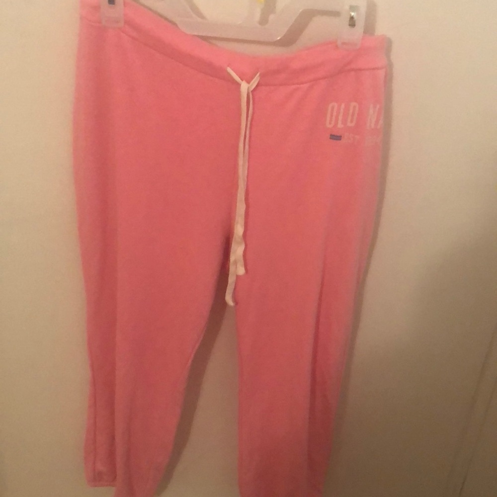 Pink sweatpants